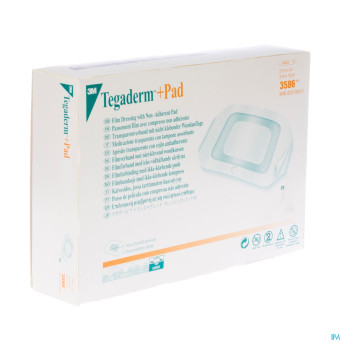 Tegaderm + pad 3m transp steril  9cmx10cm 25  3586