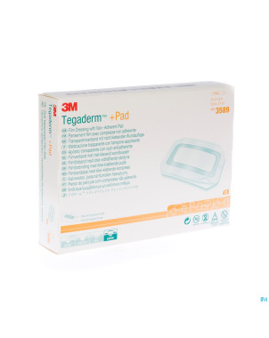 Tegaderm + pad 3m transp steril  9cmx15cm 25  3589
