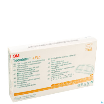 Tegaderm + pad 3m transp steril  9cmx20cm 25  3590