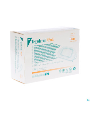 Tegaderm + pad 3m transp steril  5cmx 7cm 50  3582