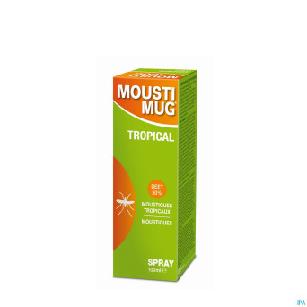 Moustimug tropical 30% deet spr.    100ml