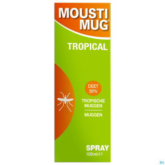 Moustimug tropical 30% deet spr.    100ml