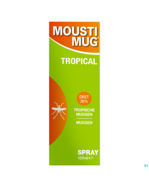 Moustimug tropical 30% deet spr.    100ml