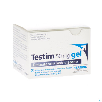 Testim 50mg gel transderm. tube 30 x 5g