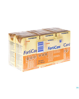 Forticare drink cappuccino tetra 6x125ml