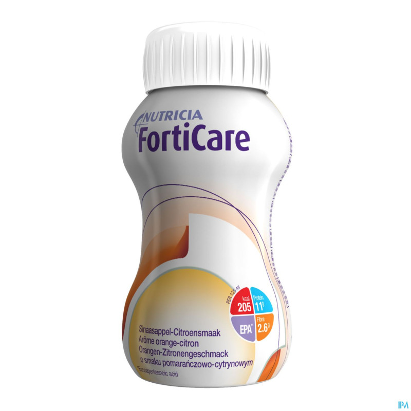 Forticare drink orange-citron  tetra 6x125ml