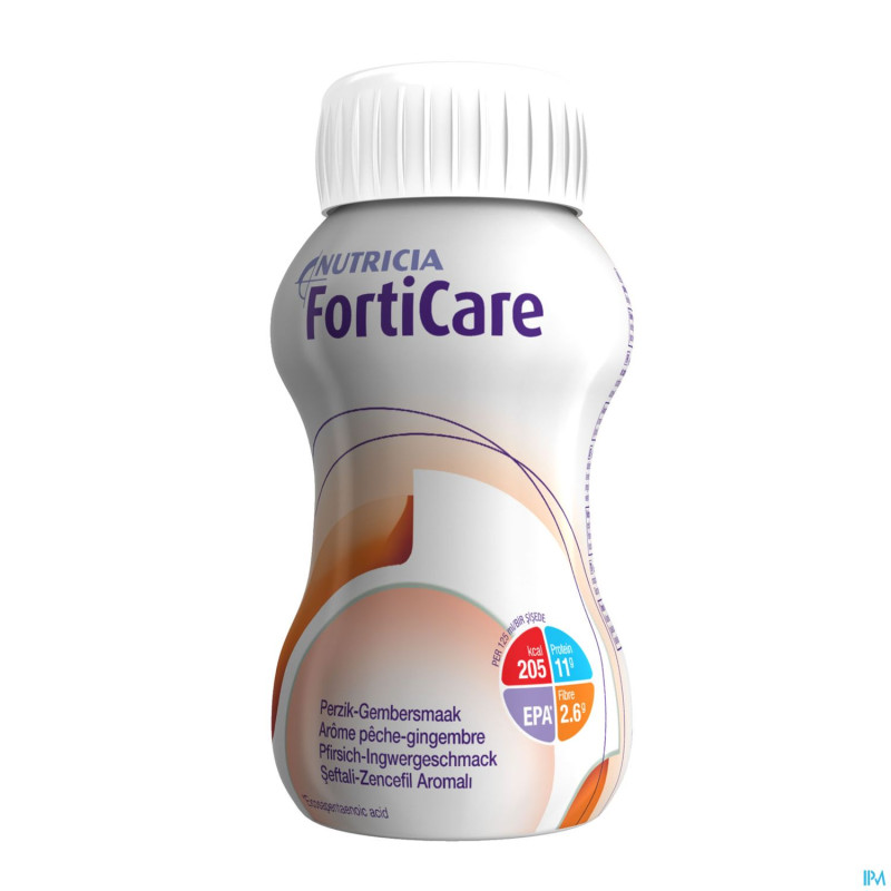 Forticare drink peche-gingembre 6x125ml