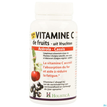 Vitamine c acerola-cassis    comp 60 holistica