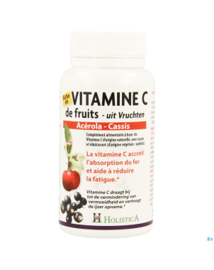 Vitamine c acerola-cassis    comp 60 holistica