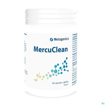Mercuclean    pot caps  60 3734  metagenics