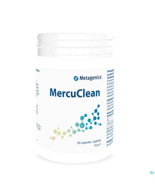 Mercuclean    pot caps  60 3734  metagenics