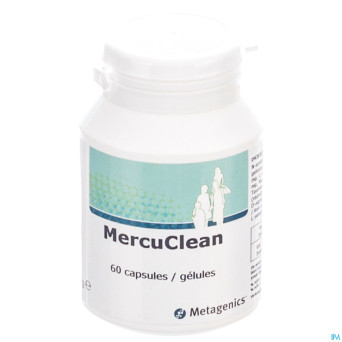 Mercuclean    pot caps  60 3734  metagenics