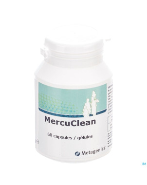 Mercuclean    pot caps  60 3734  metagenics