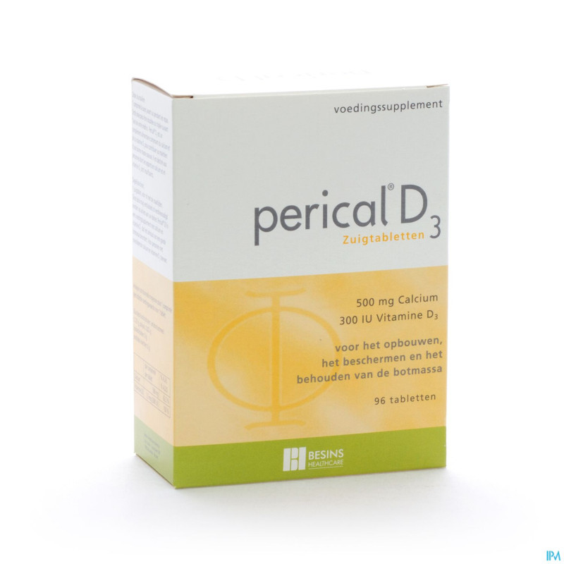 Perical d3 blister comp a sucer  96