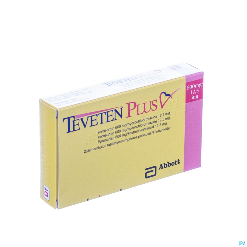 Teveten plus 600 comp 28 x 600 mg/12,5 mg