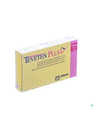 Teveten plus 600 comp 28 x 600 mg/12,5 mg