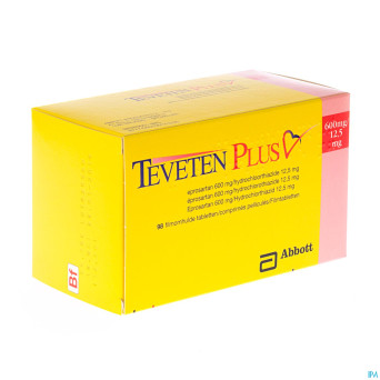 Teveten plus 600 comp 98 x 600 mg/12,5 mg