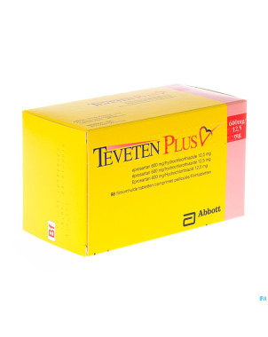 Teveten plus 600 comp 98 x 600 mg/12,5 mg