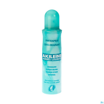Akileine spray jambe lourde cryo drain.150ml 10108