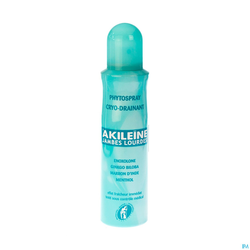 Akileine spray jambe lourde cryo drain.150ml 10108