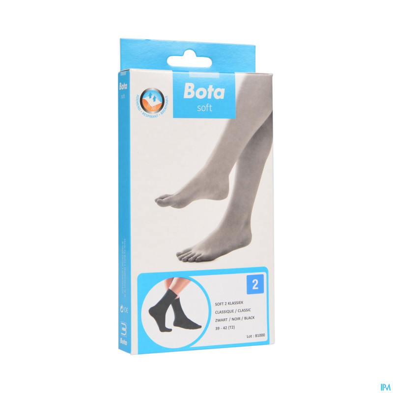 Bota soft 2 classique noir   39-42