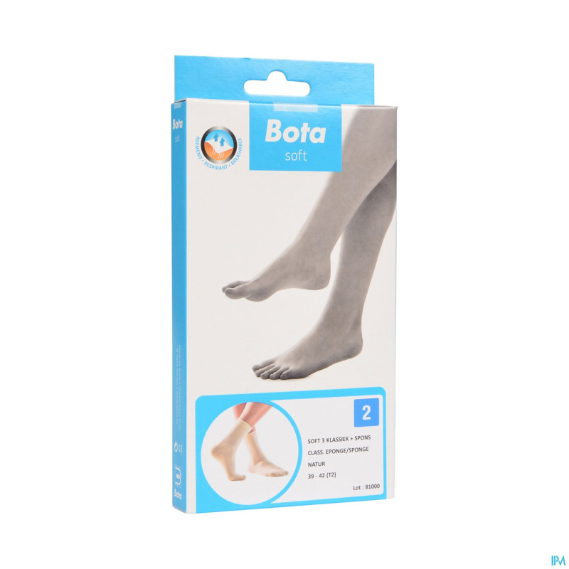 Bota soft 3 classique + eponge natur 39-42