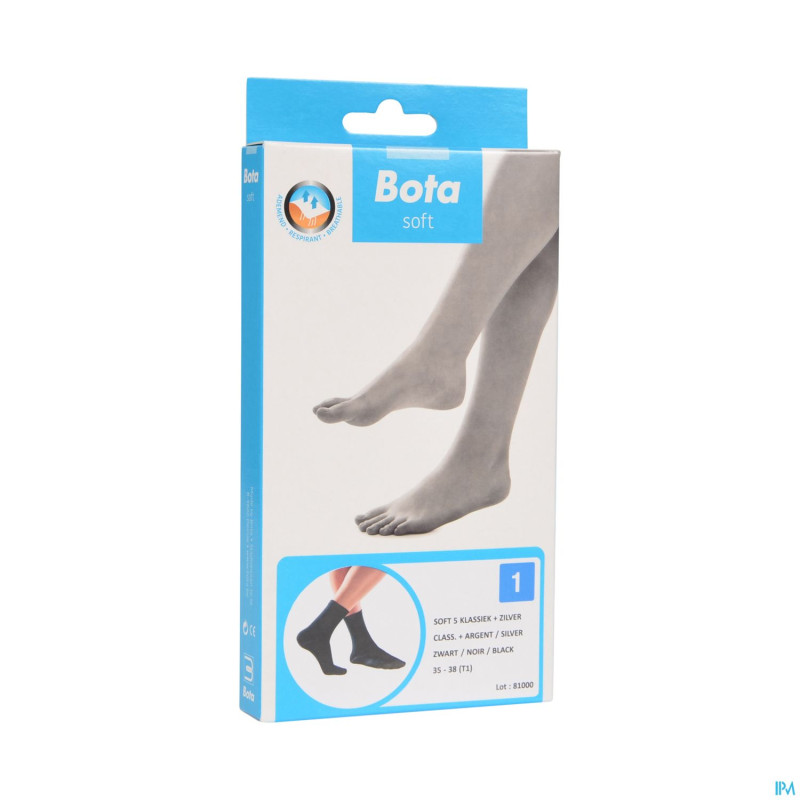 Bota soft 5 classique + argent noir  35-38