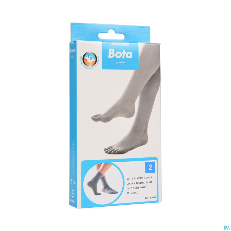 Bota soft 5 classique + argent gris  39-42