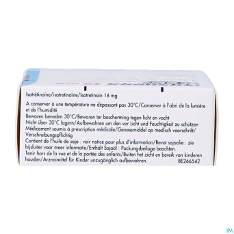 Isosupra lidose caps 30 x 16 mg