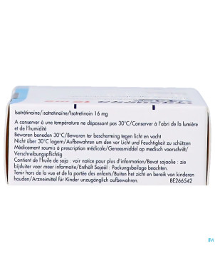 Isosupra lidose caps 30 x 16 mg