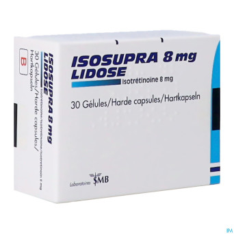 Isosupra lidose caps 30 x  8 mg