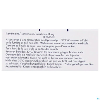 Isosupra lidose caps 30 x  8 mg