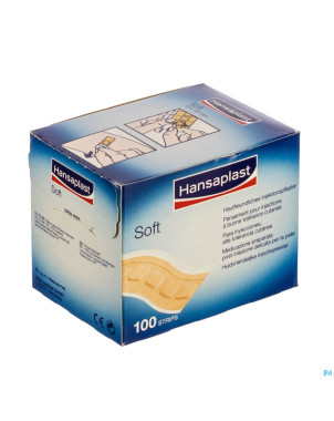 Hansaplast soft pans indiv. strips    100 4502100
