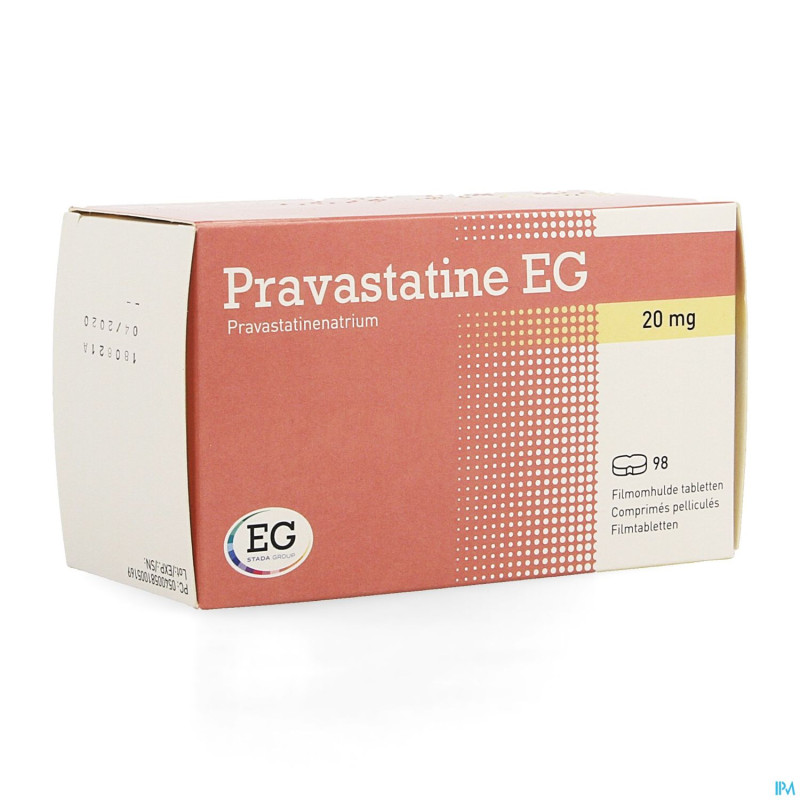 Pravastatine eg comp 98x20mg