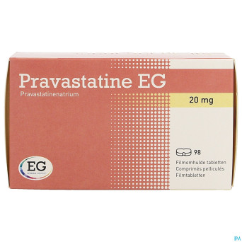 Pravastatine eg comp 98x20mg