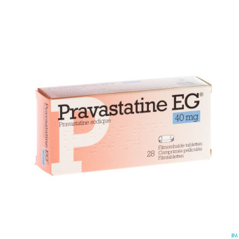 Pravastatine eg comp 28 x 40 mg