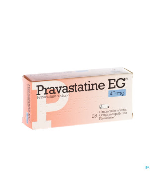 Pravastatine eg comp 28 x 40 mg