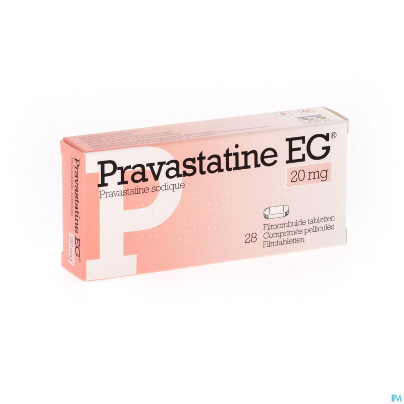 Pravastatine eg comp 28 x 20 mg
