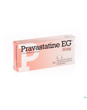 Pravastatine eg comp 28 x 20 mg