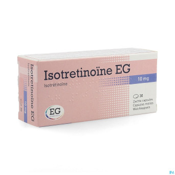 Isotretinoine eg 10 mg caps 30 x 10 mg