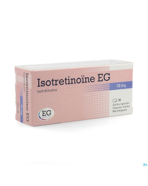 Isotretinoine eg 10 mg caps 30 x 10 mg