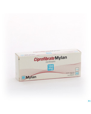 Ciprofibrate mylan caps 30 x 100 mg