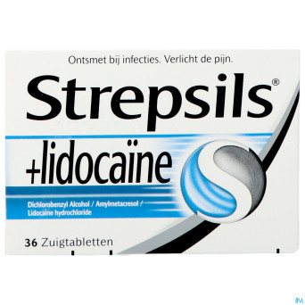 Strepsils + lidocaine    past 36