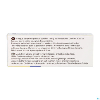Mirtazapine viatris 15mg comp 30