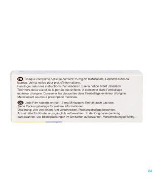 Mirtazapine viatris 15mg comp 30