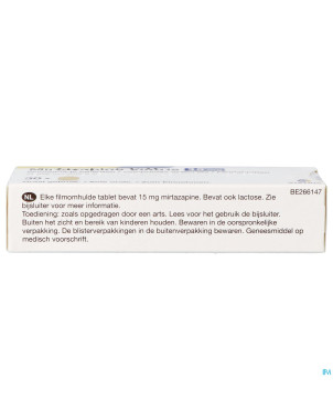 Mirtazapine viatris 15mg comp 30