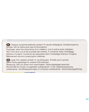 Mirtazapine viatris 15mg comp 30