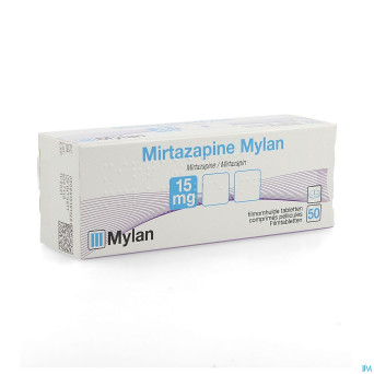 Mirtazapine viatris 15mg comp 50