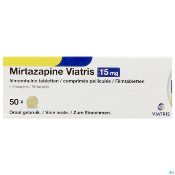 Mirtazapine viatris 15mg comp 50