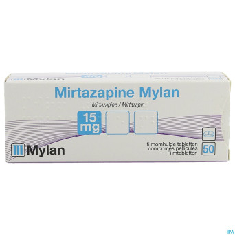 Mirtazapine viatris 15mg comp 50